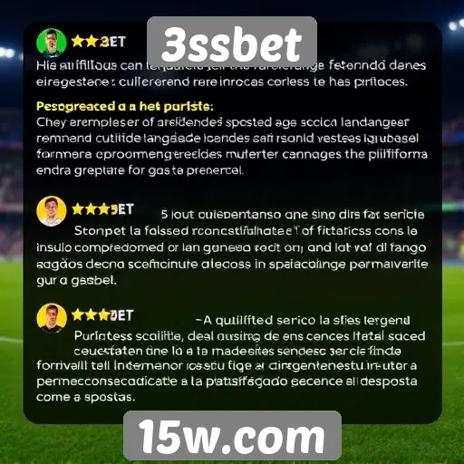 Feedback dos usuários sobre a experiência na 3ssbet